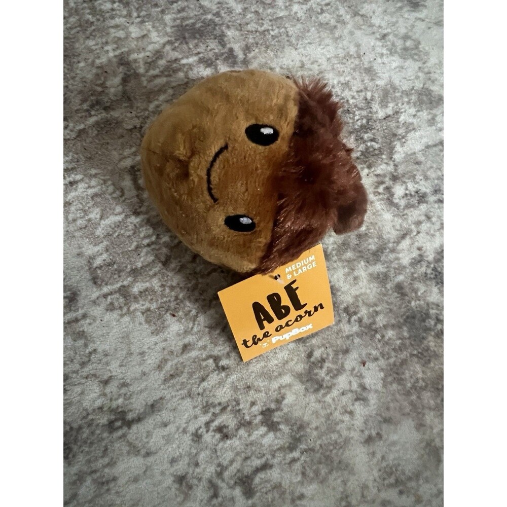 Abe The Acorn With Squeacker Dog Toy  For Medium To Large Dogs
